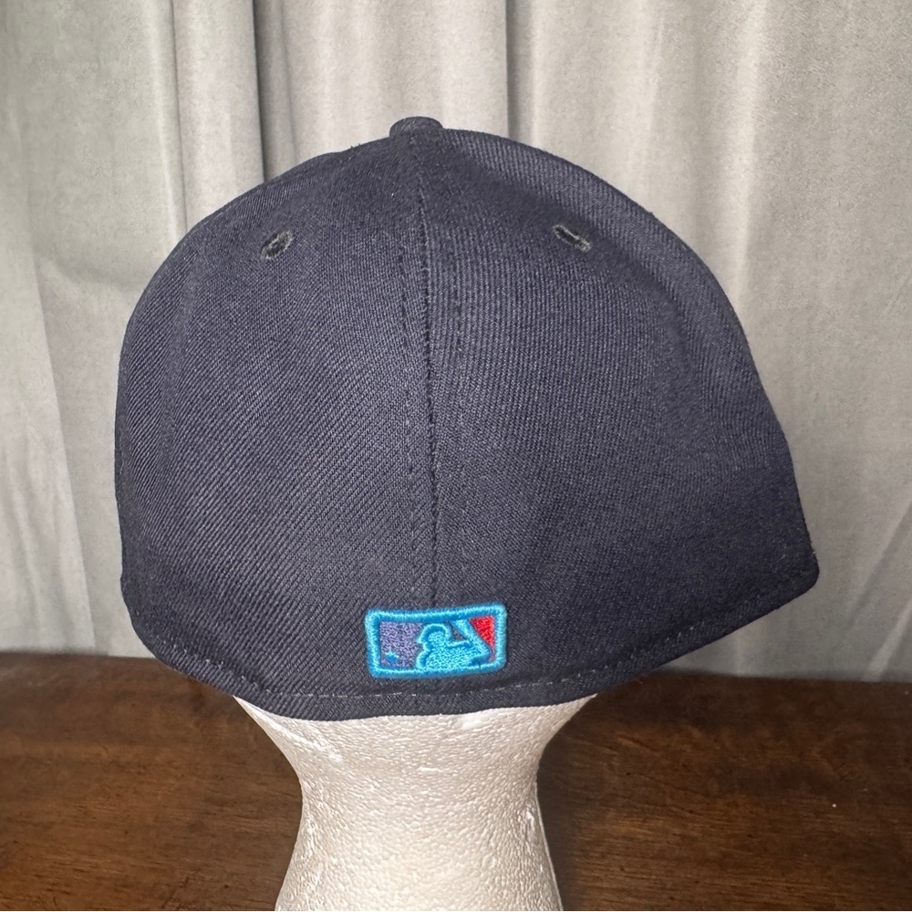 MLB Boston Red Sox NEW ERA Official On Field 59FIFTY Fitted Hap Cap 7 3/8 #5 - Picture 3 of 8